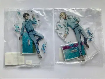 진격의 거인 리바이 엘빈 아크릴 스탠드 카와스이 콜라보