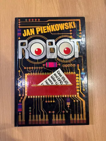 초판 ROBOT Jan Pienkowski 외국도서 1981년 레어