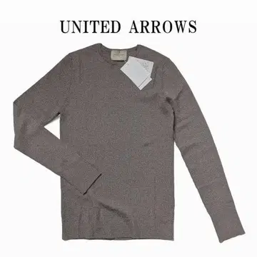 유나이티드 애로우즈 UNITED ARROWS 18G 모카 리브 니트