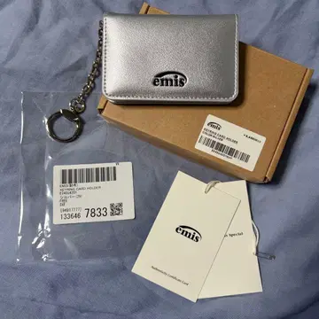 emis 이니스 키링 카드 케이스 실버