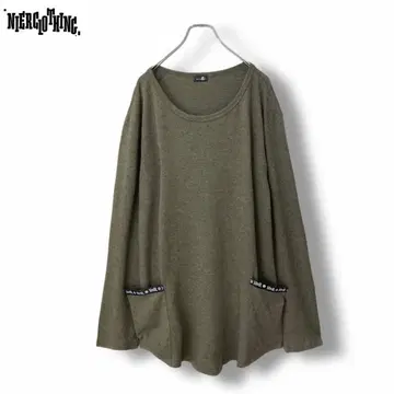 NieR WIDE NECK KHAKI 니트 소
