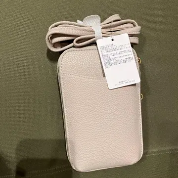 [ 새상품 ] AfternoonTea LIVING 스마트폰 숄더백 베이지