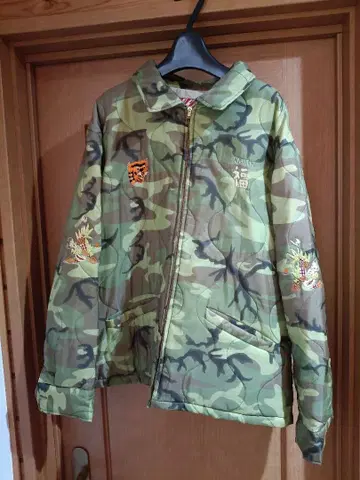 HOUSTON 카모플라쥬 베트남 자켓 L 퀼팅