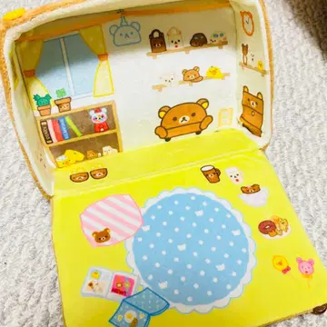 SAN-X 산엑스 리락쿠마 옷 갈아입히기 룸 파우치 수납 박스