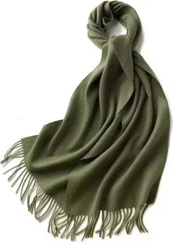 스톨 대형 스톨 머플러 울 캐시미어 스톨 색상 그린