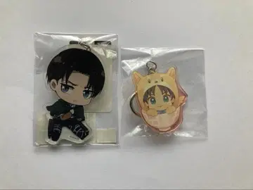 진격의 거인 리바이 엘렌 아크릴 키링