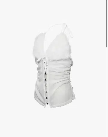 THEREDTHREAD furry triangle hook tops