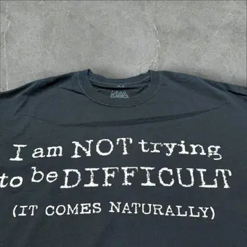 메시지 조크 스테디셀러 유니크 짧은 기장 박스형 블랙 XL 티셔츠