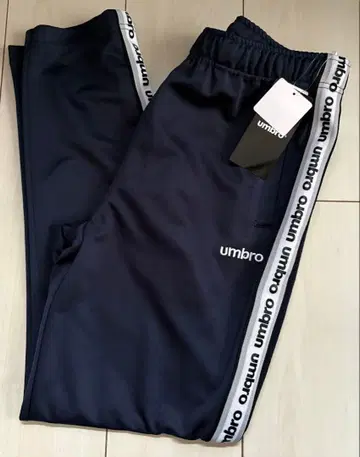새상품 M 사이즈 umbro 엄브로 롱팬츠 사이드 로고 네이비