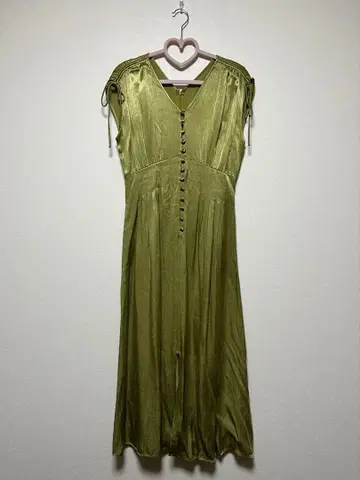 FRAY I.D 새틴 원피스 (노슬리브)