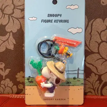 미사용 새상품! 제주도 한정판 스누피 가든 스누피 피규어 키링