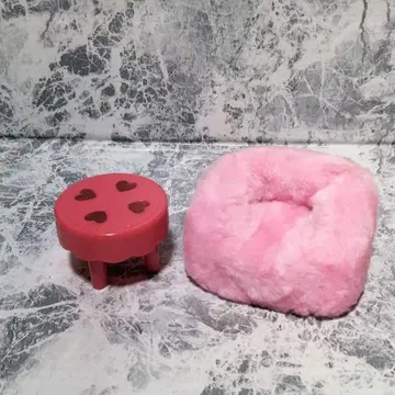 타카라제 리카짱 인형의 폭신폭신 소파와 테이블 set 레어 구 타카라제