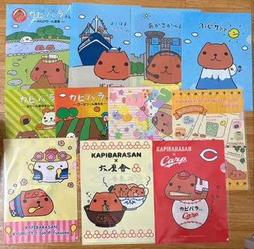카피바라 씨 지역 한정 클리어 파일