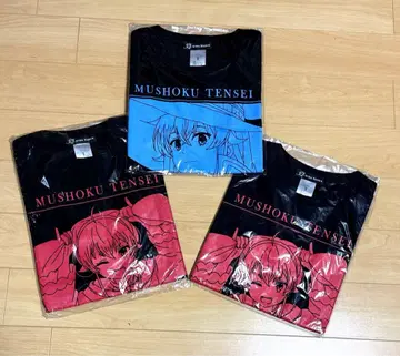 무직전생 이세계 가면 진심으로 3점 세트 미개봉 새상품 티셔츠