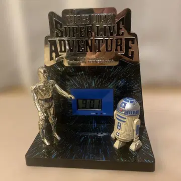 조지 루카스 슈퍼 라이브 어드벤처 시계 포함 피규어 스탠드