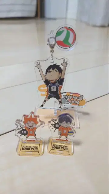 하이큐 히나타 쇼요 카게야마 토비오 아크릴 스탠드 세트 카라스노 고교