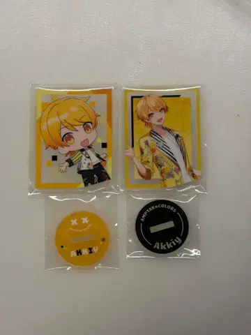 앰프턱 컬러즈 아키 마이니 아크릴 스탠드 2개 세트