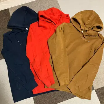 구 Uniqlo U 후드티 3종 세트