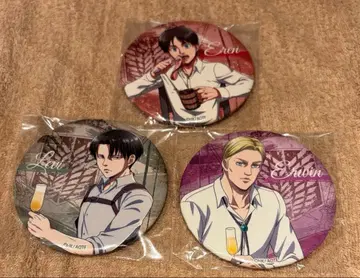 진격의 거인 리바이 엘빈 엘렌 캔뱃지 세트