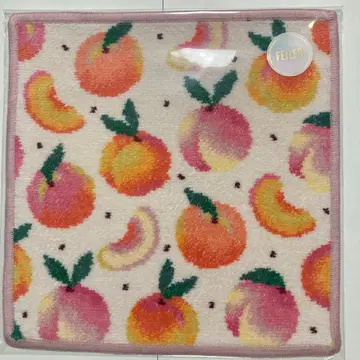 [ 미사용 새상품 ] 페이 타월 손수건 피치 도트