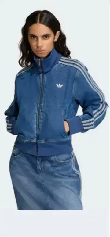 adidas 파이어버드 데님 자켓