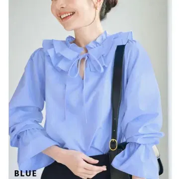 BASEMENTonline 더블 칼라 블라우스