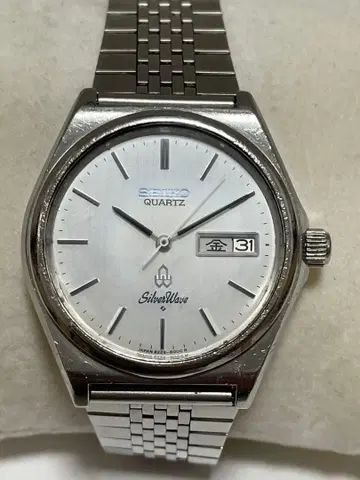 SEIKO 세이코 실버 웨이브 데이데이트 8229-8000 가동