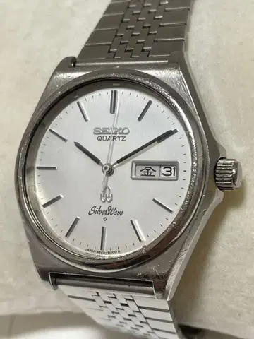 SEIKO 세이코 실버 웨이브 데이데이트 8229-8000 가동