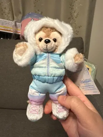 [택 포함 실물 촬영] 홍콩 디즈니 더피 겨울 한정판 봉제 인형