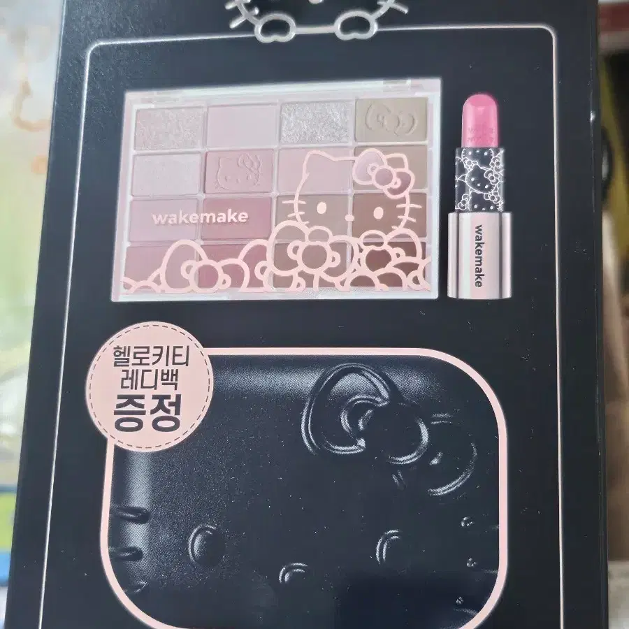 [Hello Kitty Black Edition] Lip & Eye Kit #10 Lazy Pink Blurring