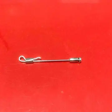 14k 화이트골드 핀 브로치 (모자용)