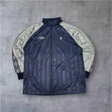 00s UMBRO 트랙 자켓 네이비 자수 로고