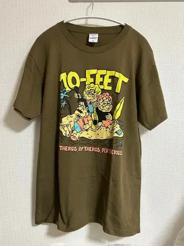 [ 가격 인하 ] 10-FEET 티셔츠 M 사이즈 올리브