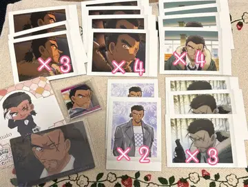 명탐정 코난 야마토 칸스케 파샤코레 카드 아크릴 블록 코스터