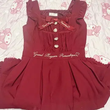 LIZLISA 점프 스커트 원피스 빨간색