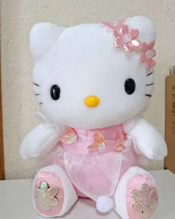 헤이세이 레트로 헬로키티 페어리 키티 봉제 인형 2000