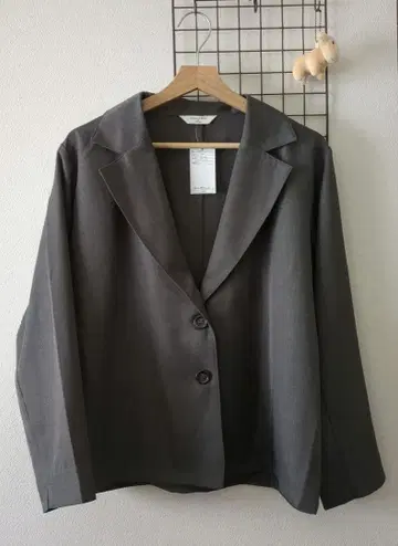 Samansa Mos2 blue 테일러드 셔츠 자켓