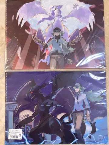 포켓몬 A4 클리어 파일 PG N의 레시라무 N의 제크로무 세트