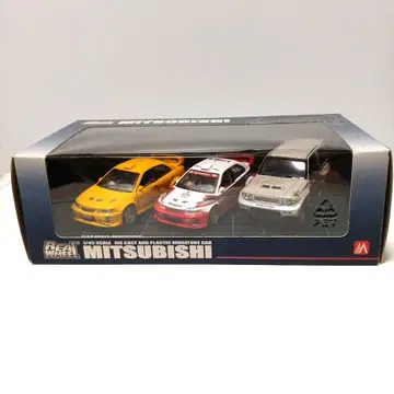 미쓰비시 1/43 스케일 미니카 3대 세트