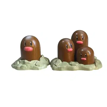 몽코레 디그다 두트리오 세트 포켓몬 피규어 TOMY 초기