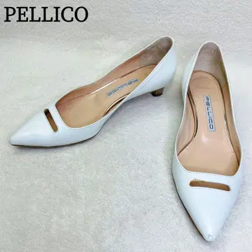 펠리코 아넬리 스틸레토 화이트 펌프스 23cm