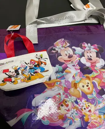 홍콩 디즈니 쇼핑백 미키 프렌즈 HKD 미키