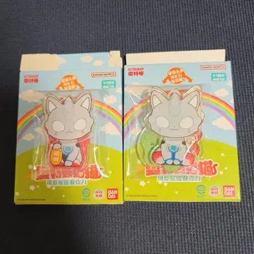 울트라맨 고양이 제트 아크릴 스탠드 2개 세트 중국 한정판