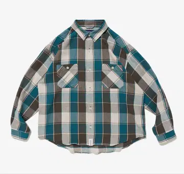 DESCENDANT 26ss VANNING PLAID LS SHIRT 3