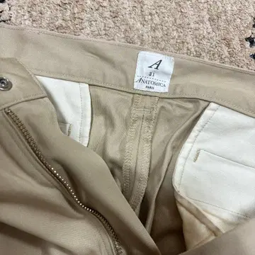 ANATOMICA 치노 팬츠 사이즈 31 베이지