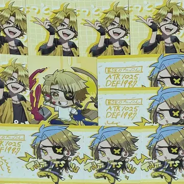 컬러풀 피치 타츠운 트레이딩 카드 전시회