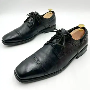 락포트 가죽 신발 스트레이트 팁 외날개 26.5cm 블랙 Y1727