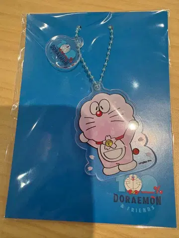 새상품 100% 도라에몽 & 프렌즈 벚꽃 도라에몽 아크릴 키링