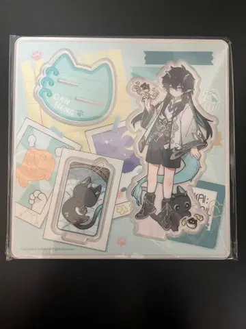 단항 음월 아크릴 스탠드