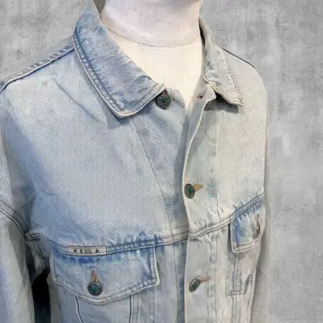 90s 이탈리아 빈티지 데님 자켓 구제 의류